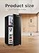 F.W.WOOLWORTHS 3.5 Cu.Ft Compact Refrigerator with Freezer, Mini Fridge with 2 Doors for Office, Kitchen, Dorm and Bedroom, Small Fridge with 7 Level Temp Adjustable Thermostat, Black
