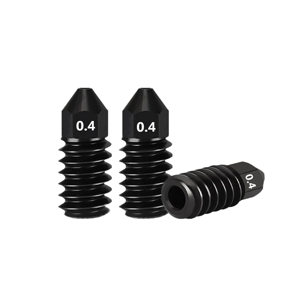 3 Pcs Hardened Steel Nozzles for Bambu Lab A1/A1 Mini hotend, Removable Nozzles for Bambu Lab A1/A1 Mini 3D Printer Accessory(0.4mm)-picture-41