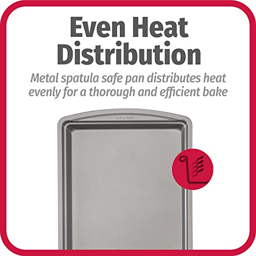 Goodcook 15" X 10.5" Premium Nonstick Carbon Steel Crispy Bacon Multipurpose Baking Pan Set #TOP3