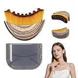 Spazzola per Contorno Linfatico, Massaggiatore Linfatico per Viso, Massaggiatore linfodrenante per Scolpire Viso, Mascella, Si Adatta Alla Pelle con Precisione e Allevia la Stanchezza