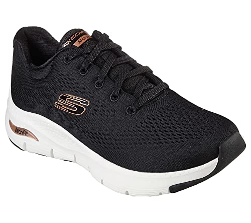 Skechers Skechers Women's Arch FIT - Sunny Outlook Shoe, Black/White, 6.5 M US