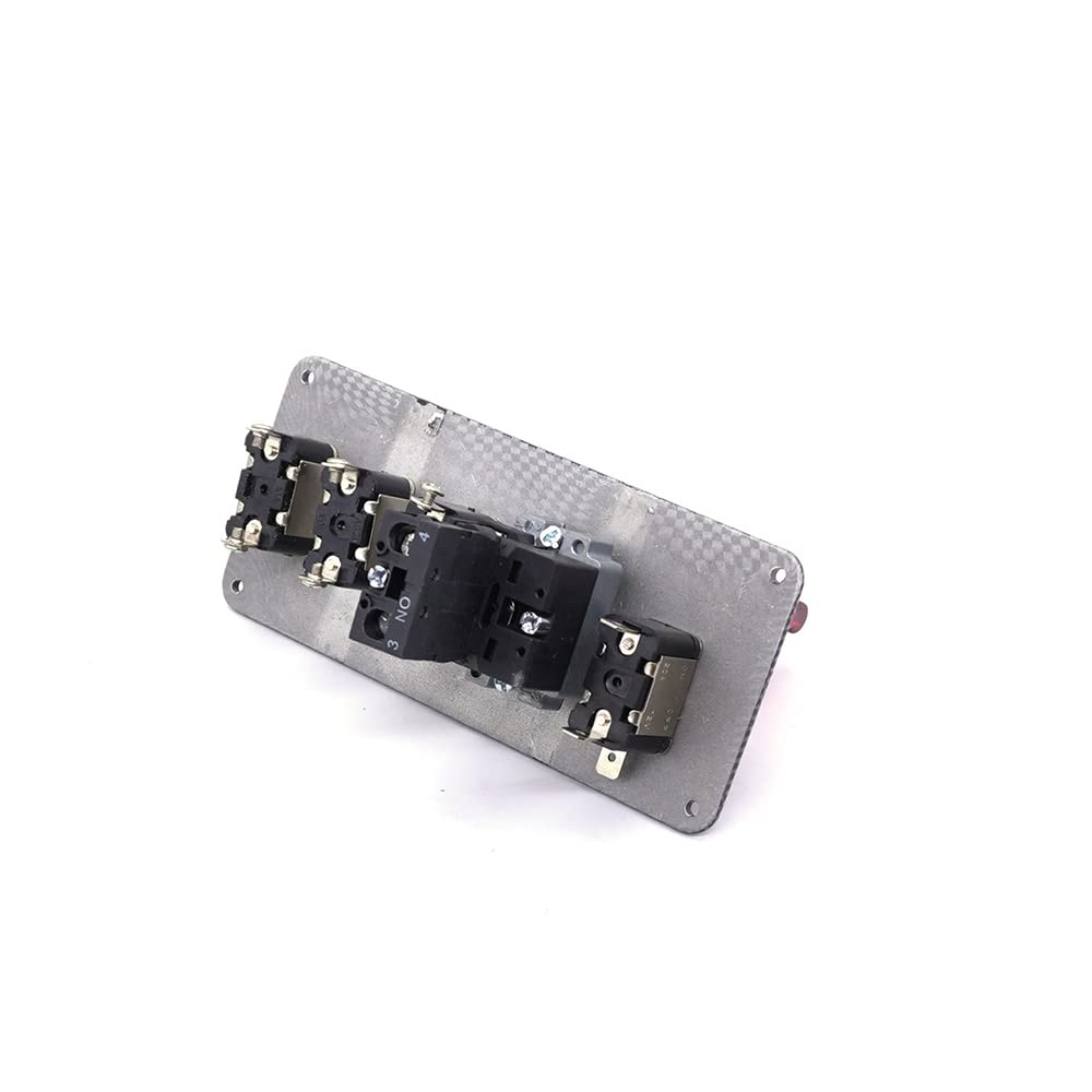 Interruptor De Coche 12V LED Panel De Interruptor De Encendido del Coche Botón De Arranque del Motor Botón LED De Fibra De Carbono Racing Led