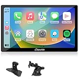CARPURIDE 9 Inch Car Play Screen for Car, Compatible with Wireless/Wired Apple CarPlay, Android Auto and Mirror Link - Bluetooth Audio, Navigation,Siri, FM, AUX