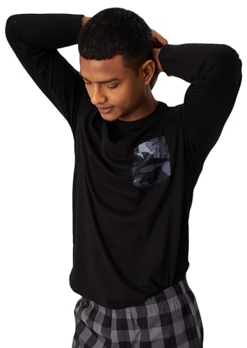 Image of Max Men Camouflage Printed Slim Fit Pocket T-Shirt