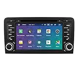 Android 10 Car Stereo Radio con Pantalla táctil de 7 Pulgadas para Audi A3 S3 RS3 2003-2012 + TV Digital Opcional DVR OBD2 Dab + Soporte de Control del Volante