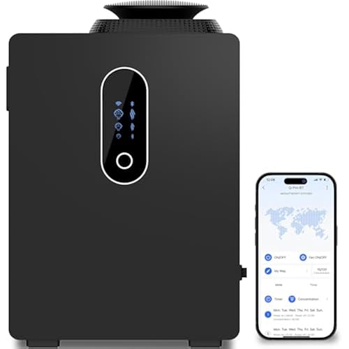 2026 Upgraded HVAC Scent Diffuser Machine, WiFi Control, Coverage 6000 Sq.Ft, Scent Air Machine for Home 1000ML, Waterless Cold Air Aromatherapy Essential Oil Hotel Scent Diffuser for Large Room