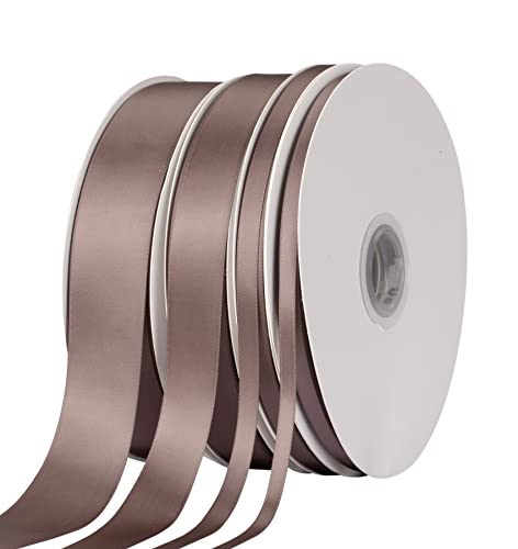Double Faced Satin Ribbon, 9mm X 91M, Solid Polyester Ribbon for Gift Wrapping Crafts, Wedding Party Ceremony Decoration - Image 4