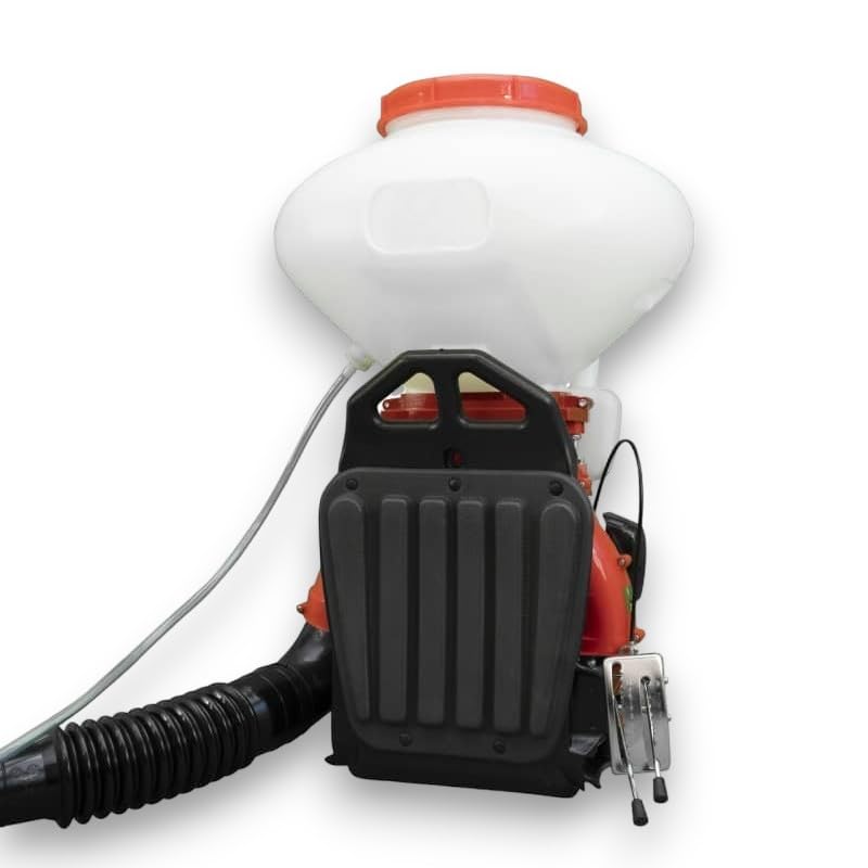 Atomizador de Gasolina con Mando Central 3WF-3, Sulfatadora de Mochila, Pulverizador de Espalda para Líquido y Polvo, Soplador de Hojas, Motor de Dos Tiempos 2.13 KW, 25 litros
