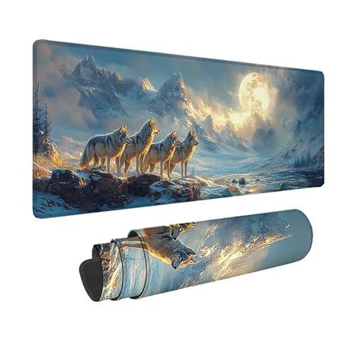 Tapis de souris XXL imperméable et antidérapant de 1500x800mm pour gamer