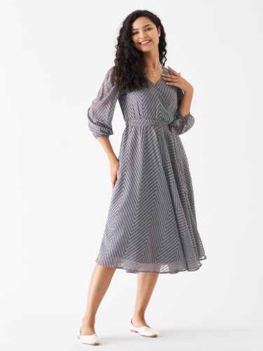 Image of AASK Women Fancy Plain & Solid Designer Dress for Women