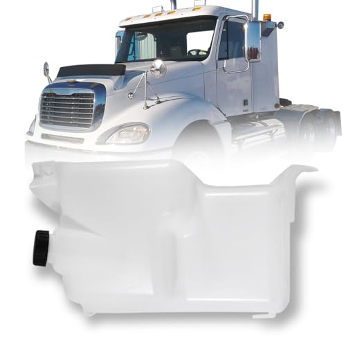 Easyinst Windshield Wiper Fluid Reservoir, Plastic, Vehicle Specific, Compatible with 2004-2017 Freightliner Columbia Trucks