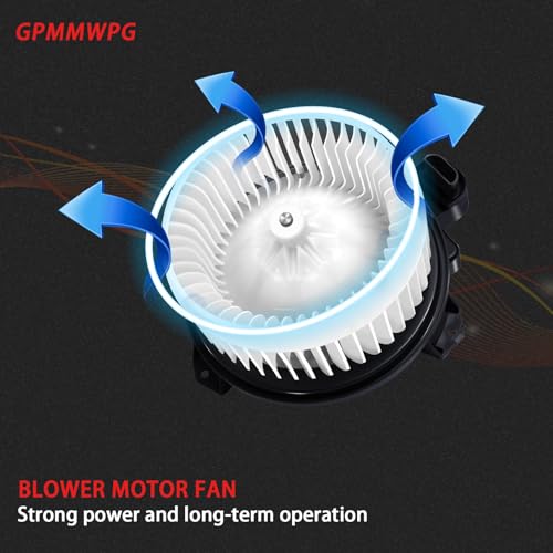 Image of 700249 HVAC Heater Blower Motor Fan Front Replacement Compatible with Toyota Corolla 2009-2019 /Prius 2012-2015 /Prius V 2012-2017, Replaces# PM4031, 8710302210