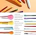 BS-MALL Children Makeup Brushes Colorful 12 Pcs Makeup Brush Set Foudation Concealer Blush Eyeshadow Brush