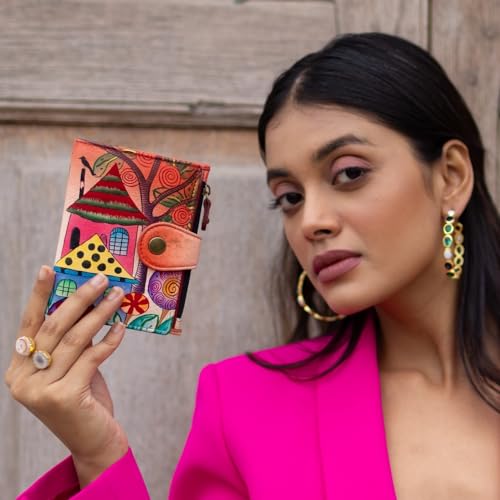 Anna by Anuschka Women's Hand Painted Genuine Leather Ladies Wallet3