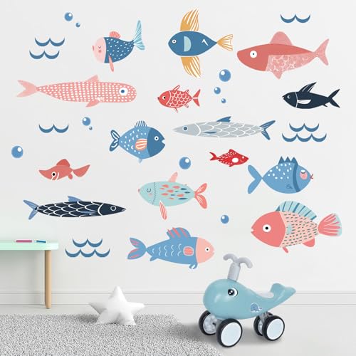 Vinilos Decorativos Pez Under The Sea Mfault 35x12 in