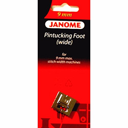 Pata de Prensado Pintucking para máquinas Janome 9mm miniatura 1