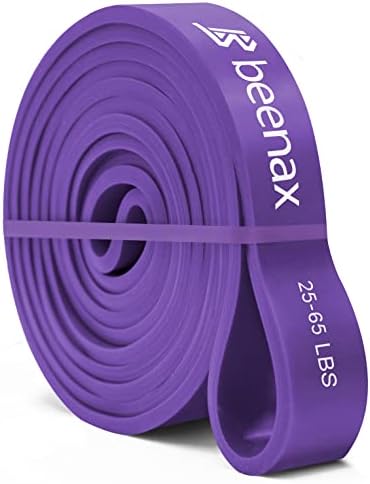 Beenax Resistance Bands Pull Up Assist Bands Set - Thick, Heavy Different Levels Workout Exercise Bands for CrossFit, Powerlifting, Muscle and Strength Training, Stretching, Mobility, Yoga - Men Women