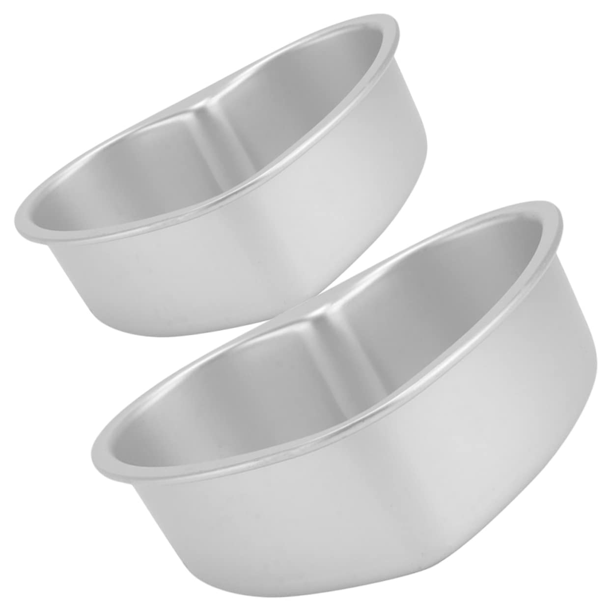 8 pièces moule à gâteau en forme de coeur moules à quiche en forme de coeur plateau à gâteau en aluminium moule à gâteau moule à gâteau moule à pain grillé moule à pizza en métal épaississement mousse