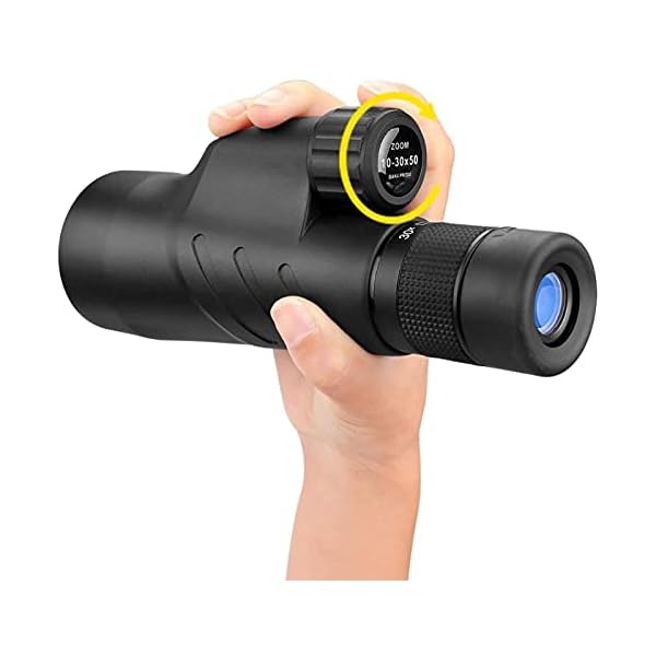 AWJ Fernglas für Erwachsene, Praktisches Teleskop Zoom Monokular Fernglas Bak4 Prism Wasserdichtes Hochleistungsteleskop… – Bild 5