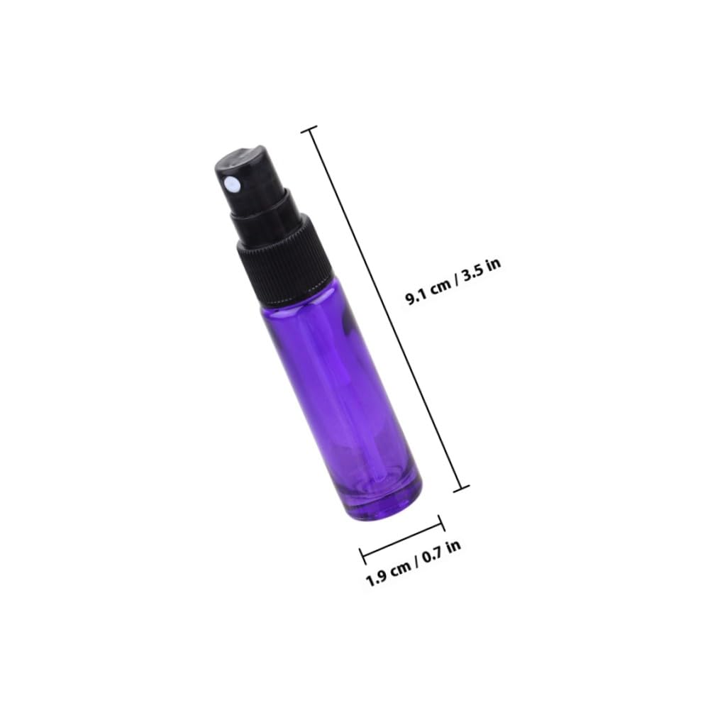 FRCOLOR Lot de 20 Flacons Vaporisateurs de Parfum Rechargeables en Verre, 10ml, Portables, Mini et Compacts, pour Voyage et Extérieur