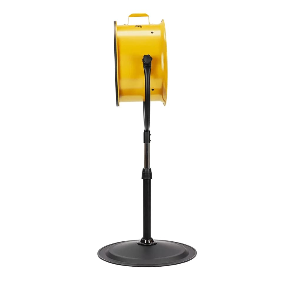 CAT Ventilatore a Piantana HVPD-14AC CT004 Ø 35 cm 120W 4 Velocità 7 m/s 65 m3 al minuto 135 cm Altezza 3m Cavo Ventilatore Potente per Casa e Ufficio
