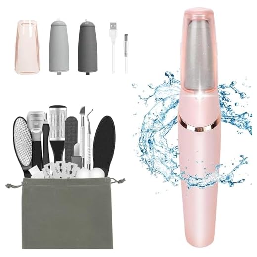 Electric Callus Removers for Feet, Rechargeable Electric Foot Callus Remover Pedicure Kits with16 in 1, Removes Dry Skin for Smoother Feet, Foot Care for Dead Skin Ideal Gift
