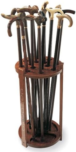 Display Stands - Cambridge Wooden Cane Rack - Walking Stick Display Stand