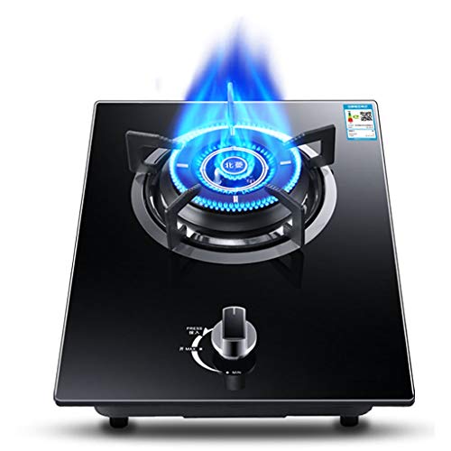 Camping StoveGas hob 4.8KW Cast Iron Triple Ring Burner Desktop/Embedded Home Kitchen Gas Stove Easy to Clean Compatible with All Cookware [Energy Class A] (Color : LPG) (Lpg)