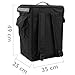 CityBAG - Mochila isotérmica 35 x 49 x 25 cm Negra para...
