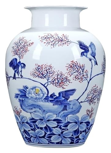 Vase Flower Vases Chinese Ceramic Vase Decoration Living Room Decoration Handmade Porcelain Bottle Decoration Flower Vases