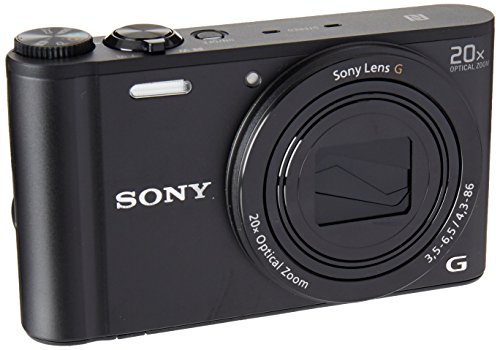 Sony DSC-WX350 Cámara Digital Compacta Cyber-Shot con 18.2mp con zoom óptico 20x color negro