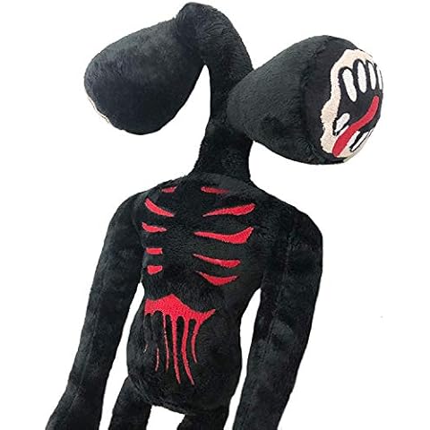 Zhongkaihua Double Head Plush Toy 30cm Black Horror Plush Dolls Double Head Horror Stuffed Christmas/Birthday Gift for Kids Children Cover