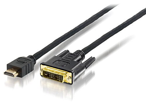 Equip 119322 Cavo E Adattatore Video 2 M Hdmi Dvi-D Nero