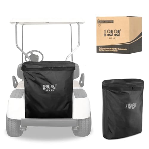 Sac de rangement pour chariot de golf 2 passagers pliable noir 10L0L