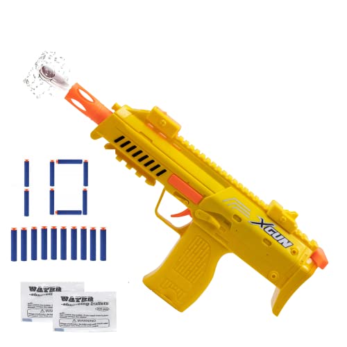 FizBiz 2 In 1 X-Shot Blaster Toy Gun With Jelly Shots Ball Bullets(Approx. 200 Balls) & 10 Soft Foam Dart Bullets, Safe And Long Range Shooting Gun For Rs. 365 @ 39 %