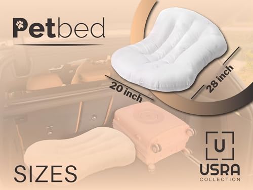 USRA 100% Cotton Orthopedic Pet Bed Gift Set with 2 Covers 28"x20" Dog Cat Recovery Pillow Hypoallergenic Natural Oeko-TEX Certified by USRA - Used condition - Image 5