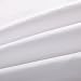 Sfoothome 72 Inch Wide x 78 Inch Long Hotel Fabric Shower Curtain Pure White