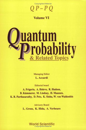 Quantum Probability and Related Topics: Qp-Pq (... 9810207166 Book Cover