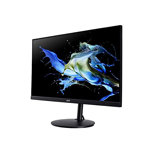 Image of acer CB272 Dbmiprcx 27 inch Full HD (1920 x 1080) IPS Frameless, AMD FreeSync, 1ms VRB, ErgoStand Monitor with Full HD Adjustable Webcam (Display Port, HDMI & VGA Ports),Black