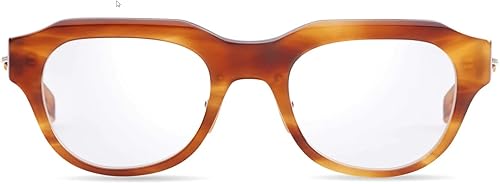 Miniatura 2 de Dita WASSERMAN-TWO DTX415-A-03 - Marco de lentes de arce ámbar, oro amarillo antiguo con lente transparente de demostración de 1.969 in, Arce ámbar