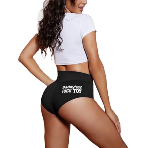 Short de butin pour femme noir grande taille culotte de yoga