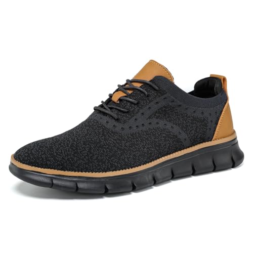 Image of Mens Oxfords Lace-Up Lightweight Casual Walking Shoes Dress Shoes Fashion Sneakers Walking Shoes