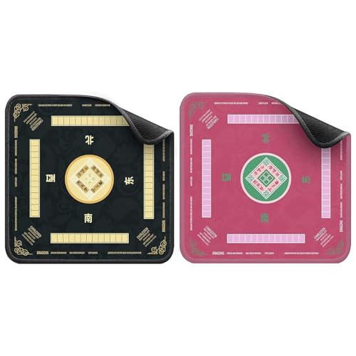 Mat mahjong pour jeux de plateau tapis de table silencieux soiree poker