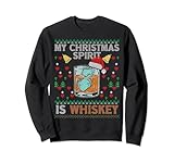 Photo Gallery xmas my christmas spirit is whisky funny brutto natale felpa Photo Gallery xmas my christmas spirit is whisky funny brutto natale felpa