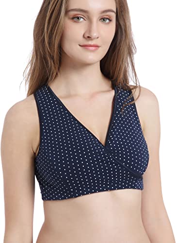 Image of CAKYE 3 Pack Maternity Nursing Sleep Bra Breastfeeding Cotton Bralette