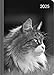 Produktbild Lady Journal Cat 2025 - Taschenkalender A6 (10,7x15,2 cm) - Weekly - 192 Seiten - Notiz-Buch - Termin-Planer - Alpha Edition