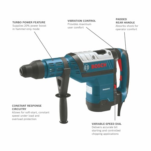 BOSCH RH850VC SDS-max Combination Hammer