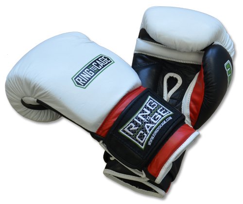 Deluxe MiM-Foam Sparring Boxing Gloves - Safety Strap Boxing Training Gloves, for Boxing, MMA, Muay Thai, Kickboxing