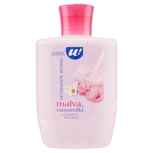 U! Confronta & Risparmia Estetique Detergente Intimo Malva e Camomilla con Estratti Naturali, 300ml
