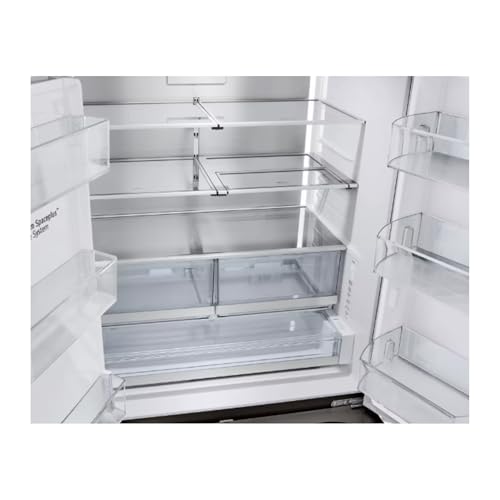 Image of LG 26 cu. ft. Smart Counter-Depth MAX French Door Refrigerator with 4 Types of ice in PrintProof Black Stainless Steel